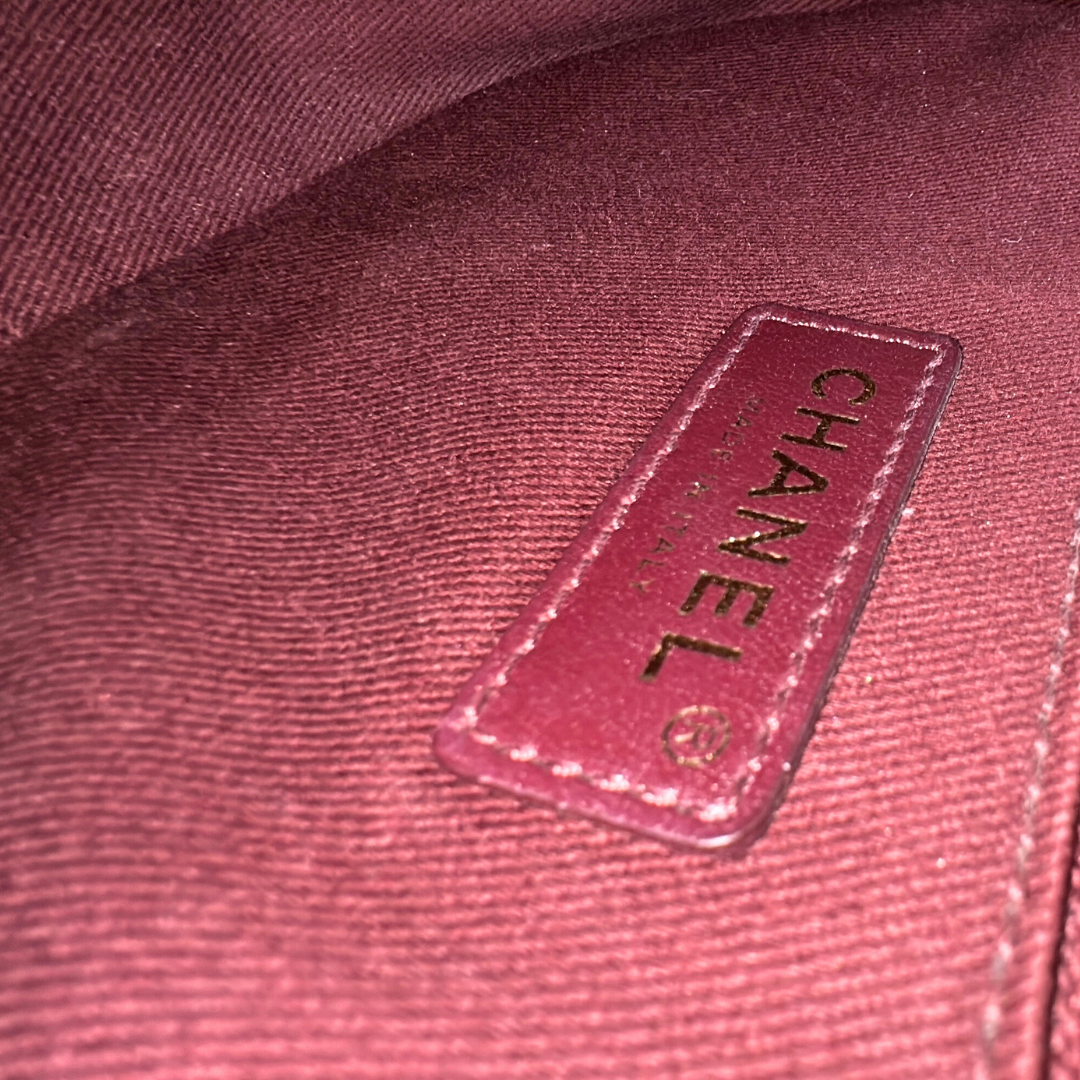 Chanel Beige Shiny Calfskin Coco Curve Flap Bag Kelly's Authentic Boutique