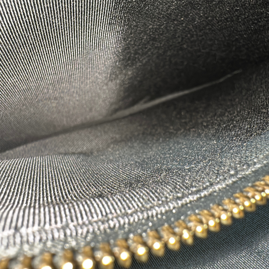 Chanel Iridescent Blue Caviar Medium Night By The C Pouch Clutch Kelly's Authentic Boutique