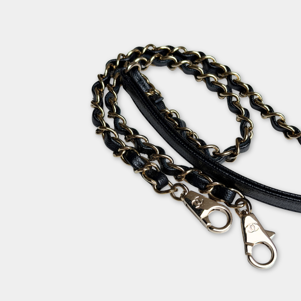 Chanel Microchipped Black Caviar Medium Coco Top Handle Kelly's Authentic Boutique