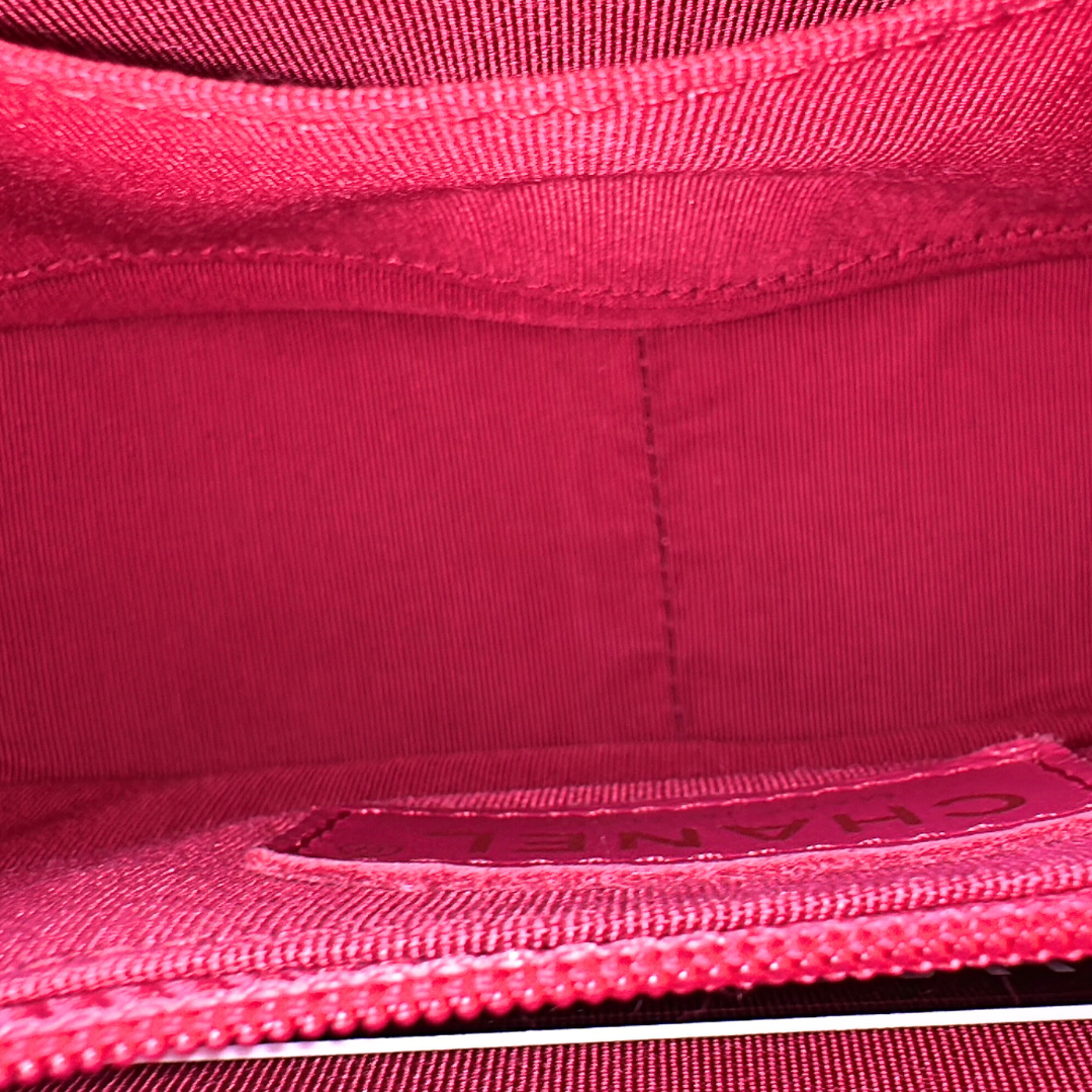 Chanel Pink Caviar Quilted Small Fashion Therapy Flap Bag Kelly's Authentic Boutique