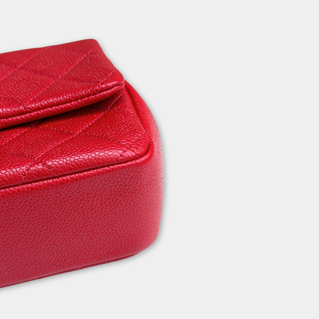 Chanel Mini Red Caviar Incognito Flap Bag Kelly's Authentic Boutique