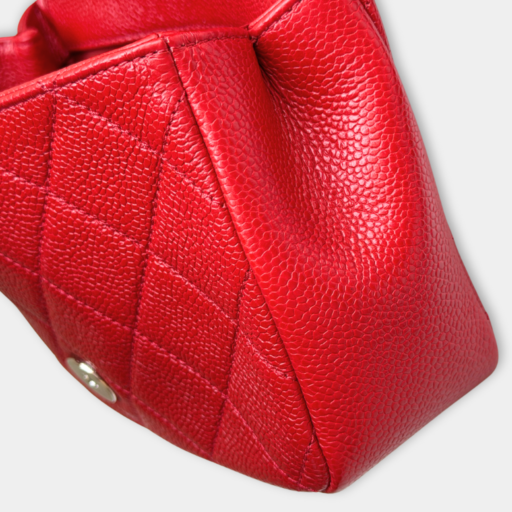 Chanel Mini Red Caviar Incognito Flap Bag Kelly's Authentic Boutique