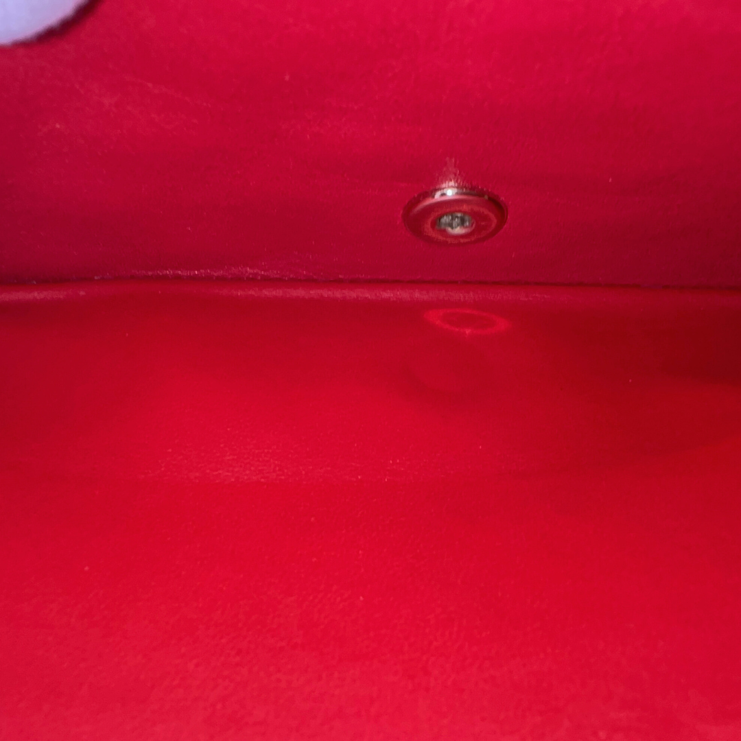 Chanel Red Lambskin Medium Classic Flap Bag Kelly's Authentic Boutique