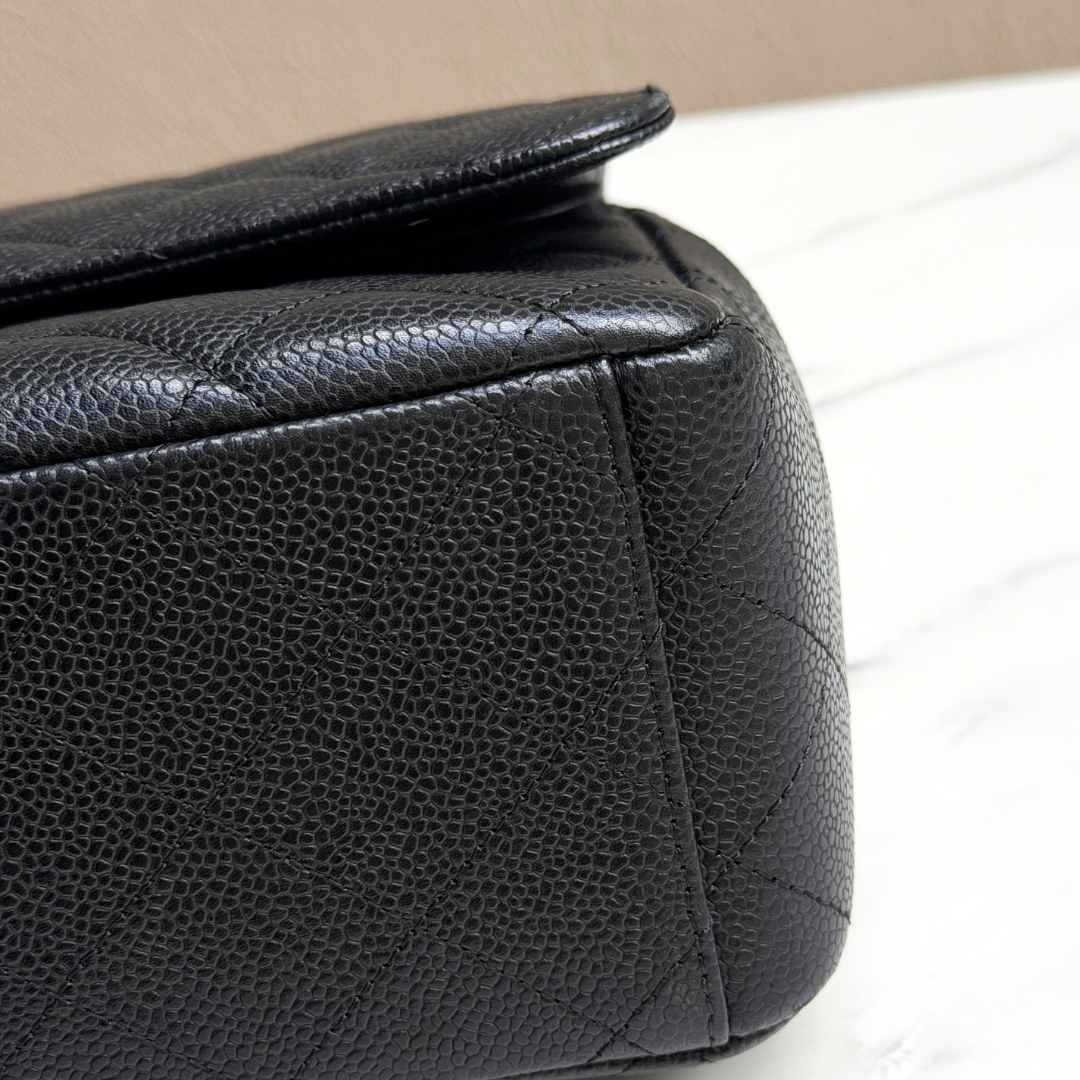 Chanel Caviar Maxi Double Flap Kelly's Authentic Boutique