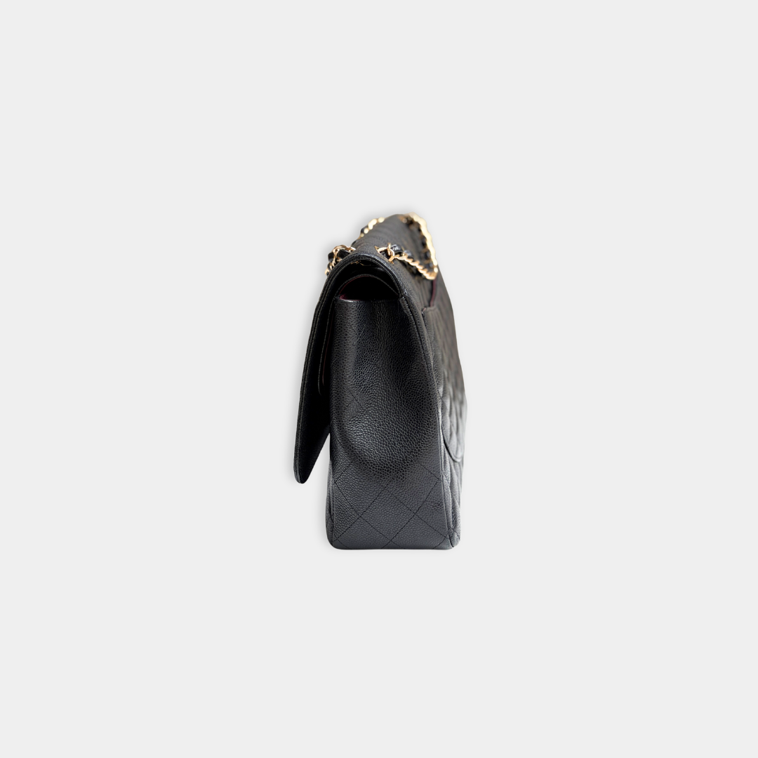 Chanel Caviar Maxi Double Flap Kelly's Authentic Boutique