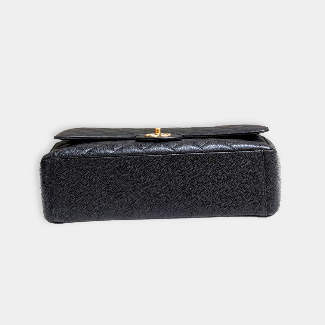 Chanel Caviar Maxi Double Flap Kelly's Authentic Boutique