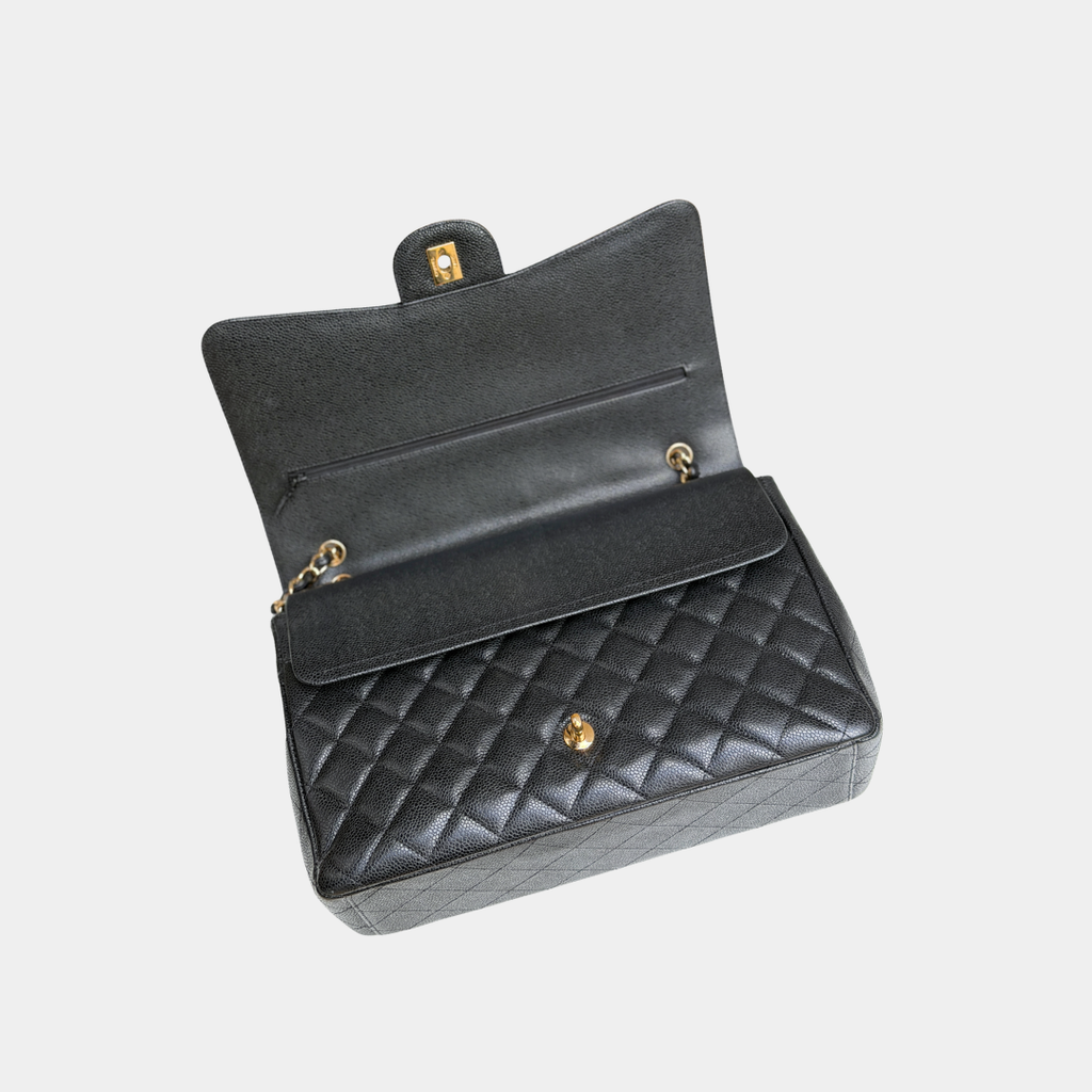Chanel Caviar Maxi Double Flap Kelly's Authentic Boutique
