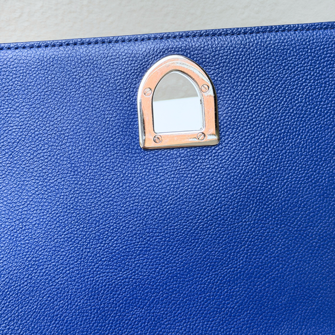 Dior Blue Medium Diorama Shoulder Bag Kelly's Authentic Boutique