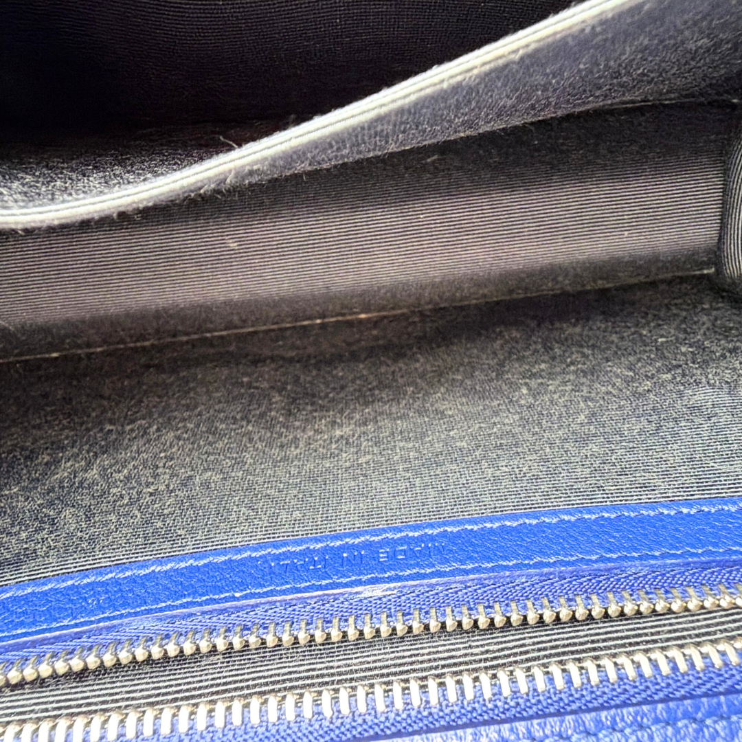 Dior Blue Medium Diorama Shoulder Bag Kelly's Authentic Boutique