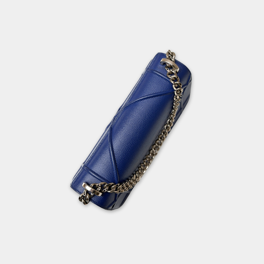 Dior Blue Medium Diorama Shoulder Bag Kelly's Authentic Boutique