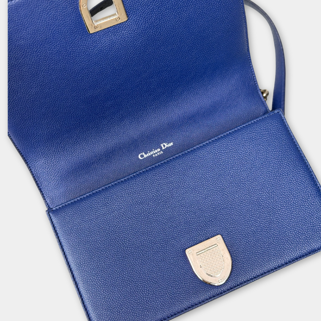 Dior Blue Medium Diorama Shoulder Bag Kelly's Authentic Boutique