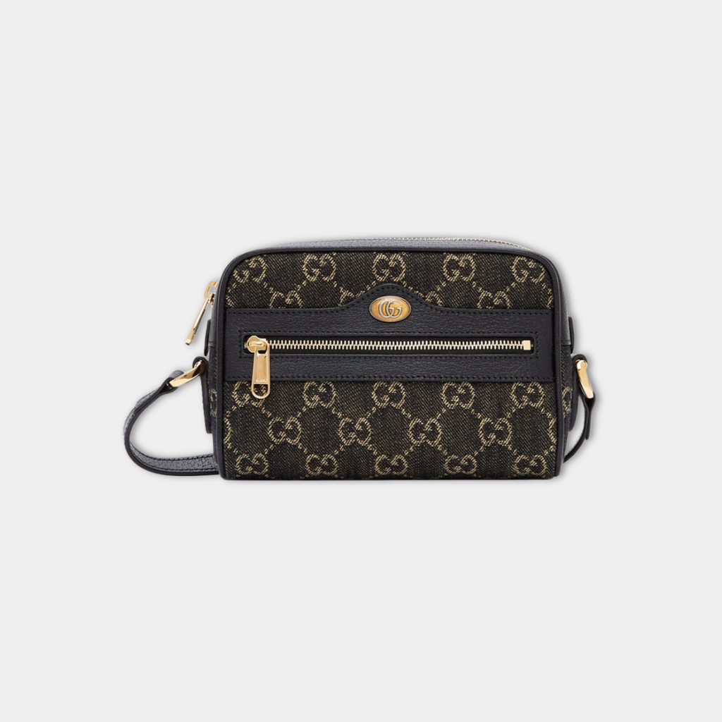 Gucci Mini Ophidia Denim Jacquard Camera Bag Kelly's Authentic Boutique
