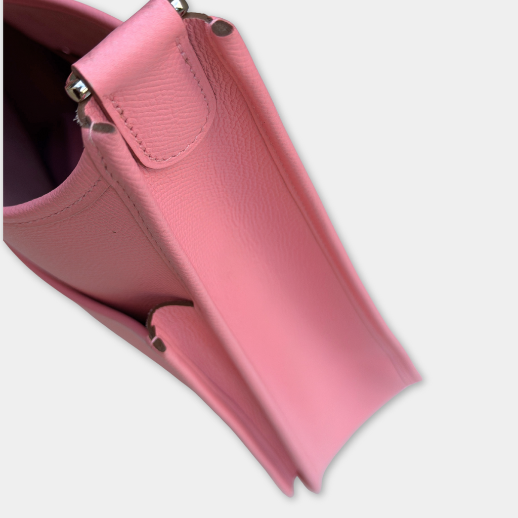 Hermes Rose Confetti Evelyne 29 Epsom Bag Kelly's Authentic Boutique
