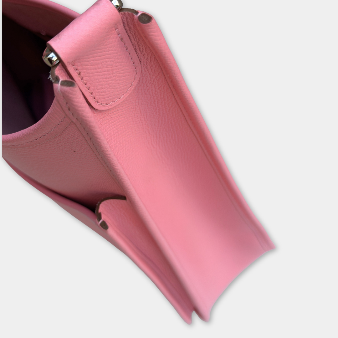 Hermes Rose Confetti Evelyne 29 Epsom Bag Kelly's Authentic Boutique