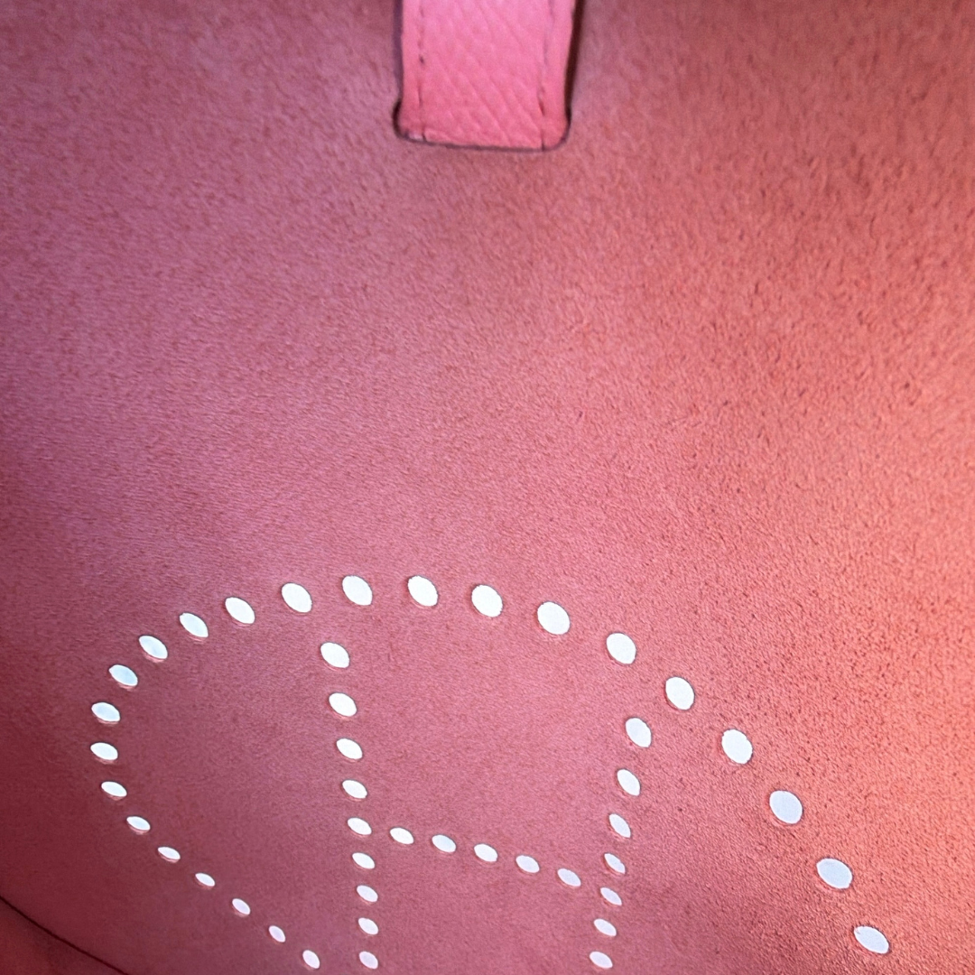 Hermes Rose Confetti Evelyne 29 Epsom Bag Kelly's Authentic Boutique