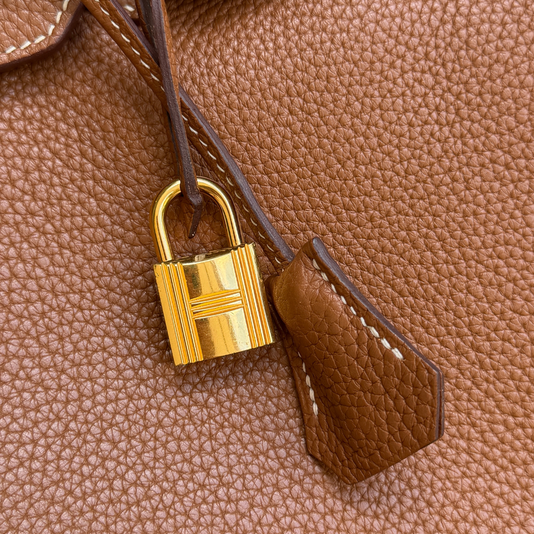 Hermes Birkin Togo Gold 35 (Stamp O Square) Kelly's Authentic Boutique