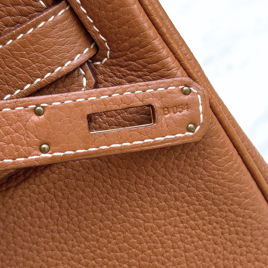 Hermes Birkin Togo Gold 35 (Stamp O Square) Kelly's Authentic Boutique