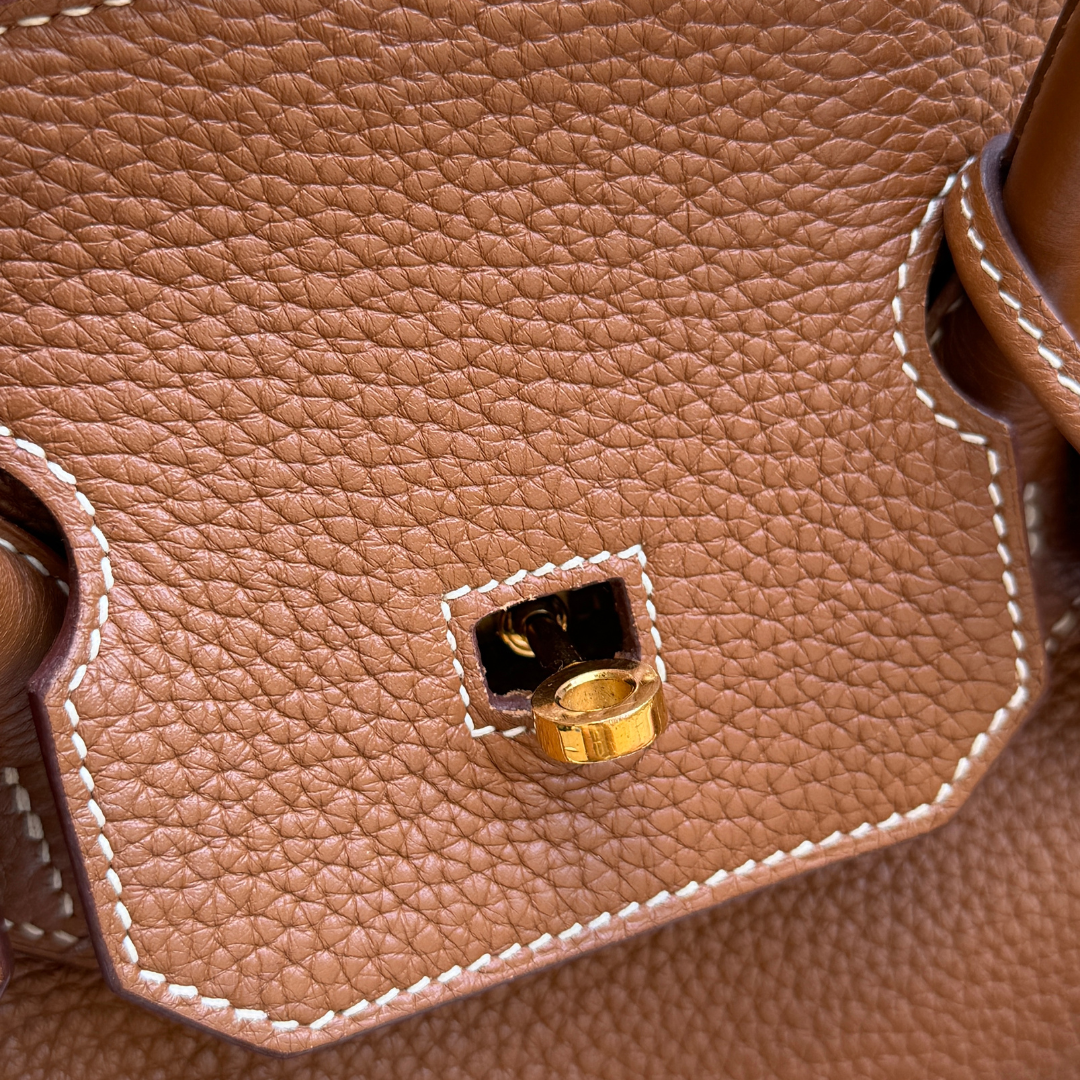 Hermes Birkin Togo Gold 35 (Stamp O Square) Kelly's Authentic Boutique
