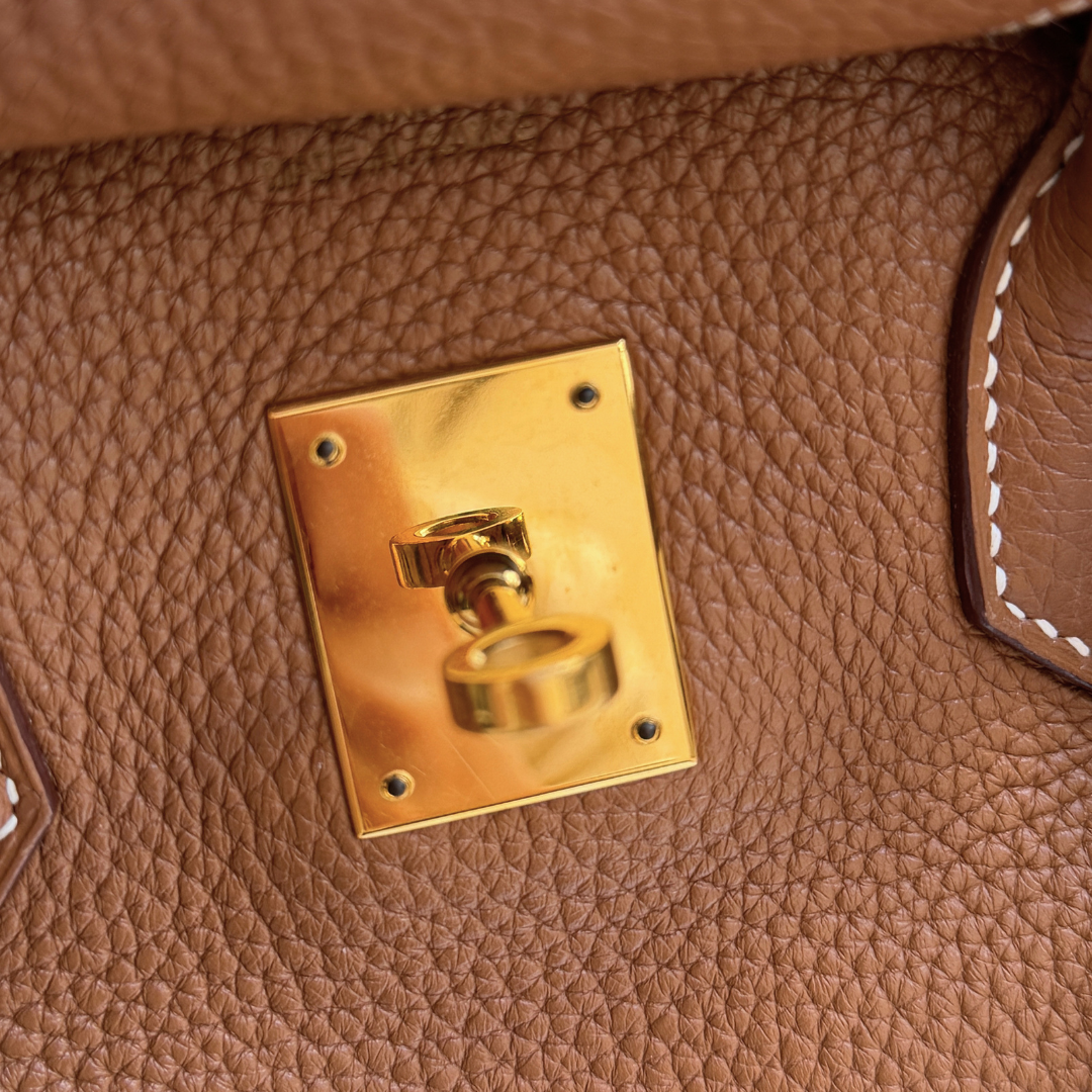 Hermes Birkin Togo Gold 35 (Stamp O Square) Kelly's Authentic Boutique
