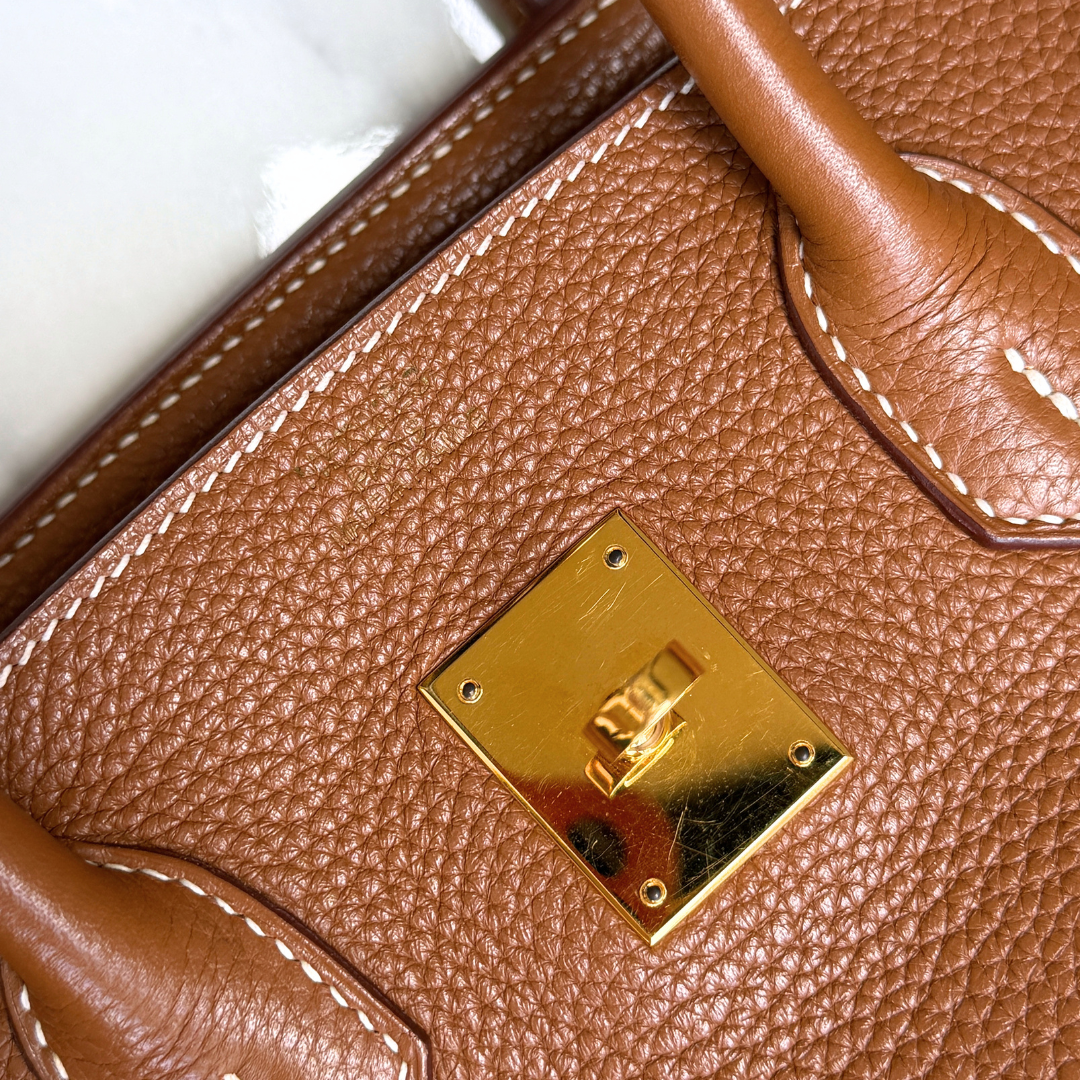 Hermes Birkin Togo Gold 35 (Stamp O Square) Kelly's Authentic Boutique