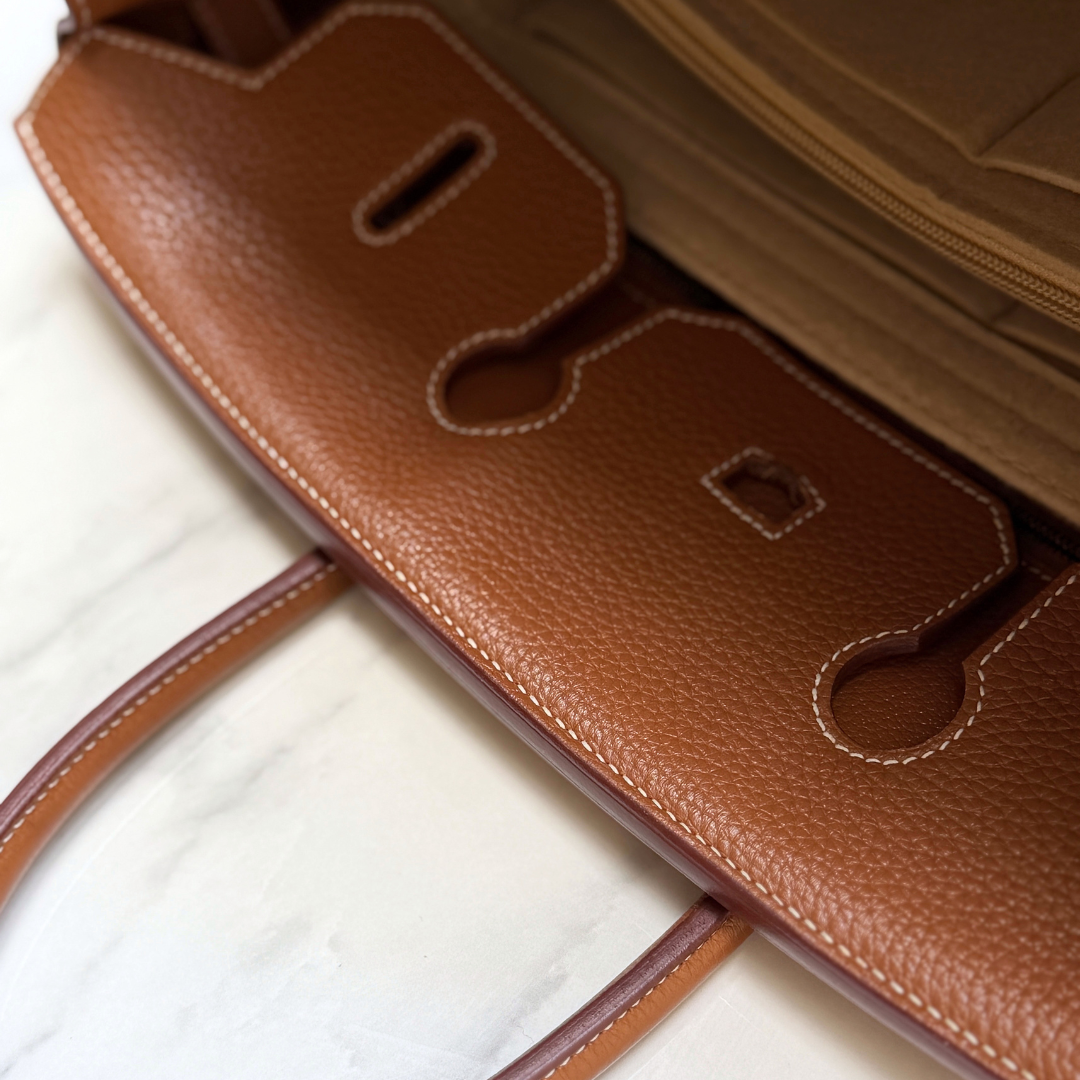 Hermes Birkin Togo Gold 35 (Stamp O Square) Kelly's Authentic Boutique