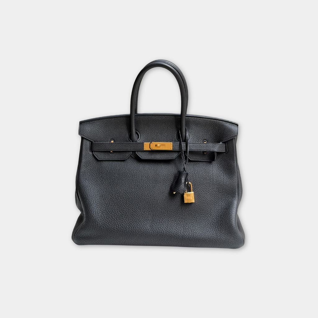 Hermes Togo Birkin Noir 35 Kelly's Authentic Boutique