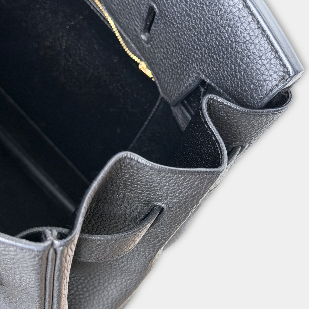 Hermes Togo Birkin Noir 35 Kelly's Authentic Boutique