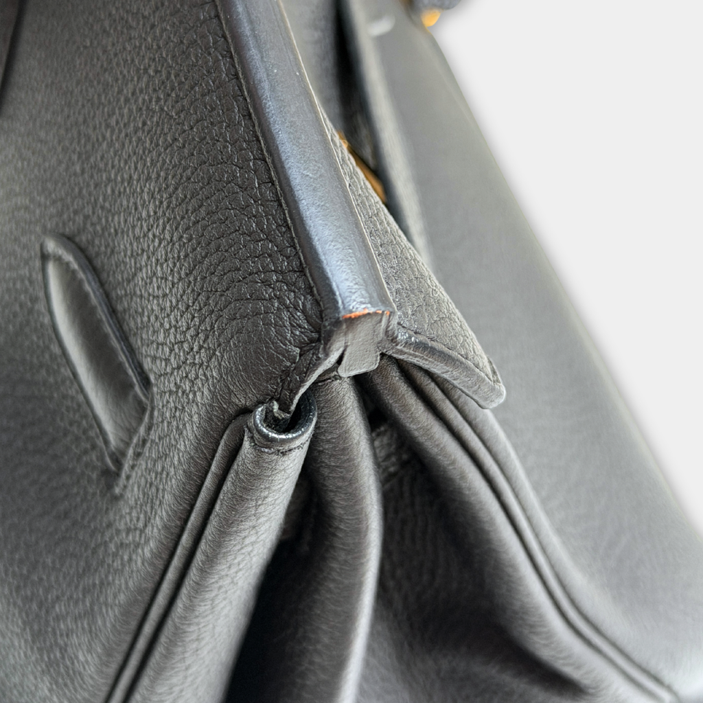 Hermes Togo Birkin Noir 35 Kelly's Authentic Boutique