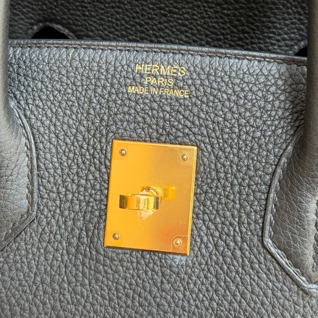 Hermes Togo Birkin Noir 35 Kelly's Authentic Boutique