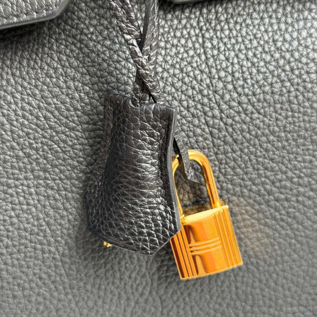 Hermes Togo Birkin Noir 35 Kelly's Authentic Boutique
