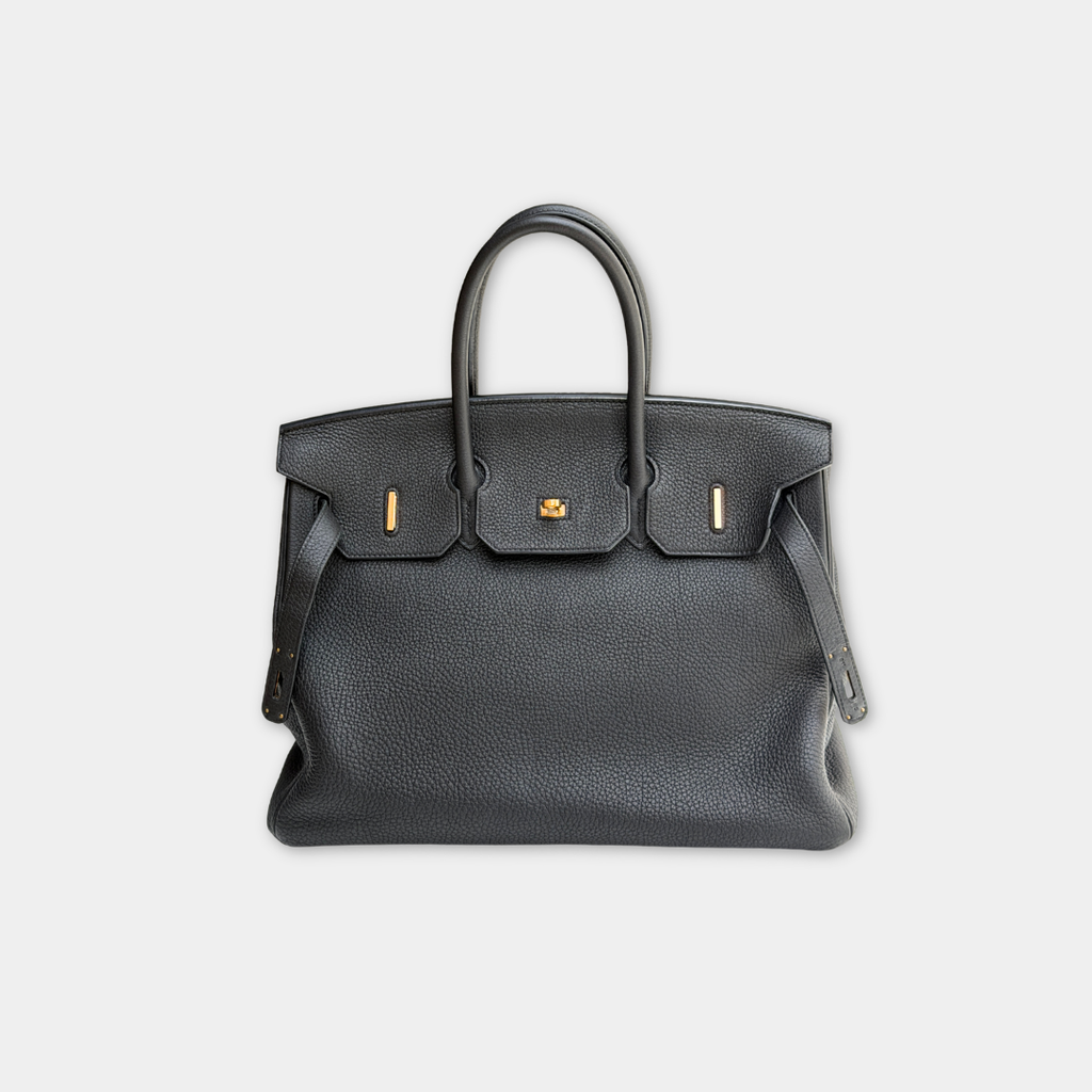 Hermes Togo Birkin Noir 35 Kelly's Authentic Boutique