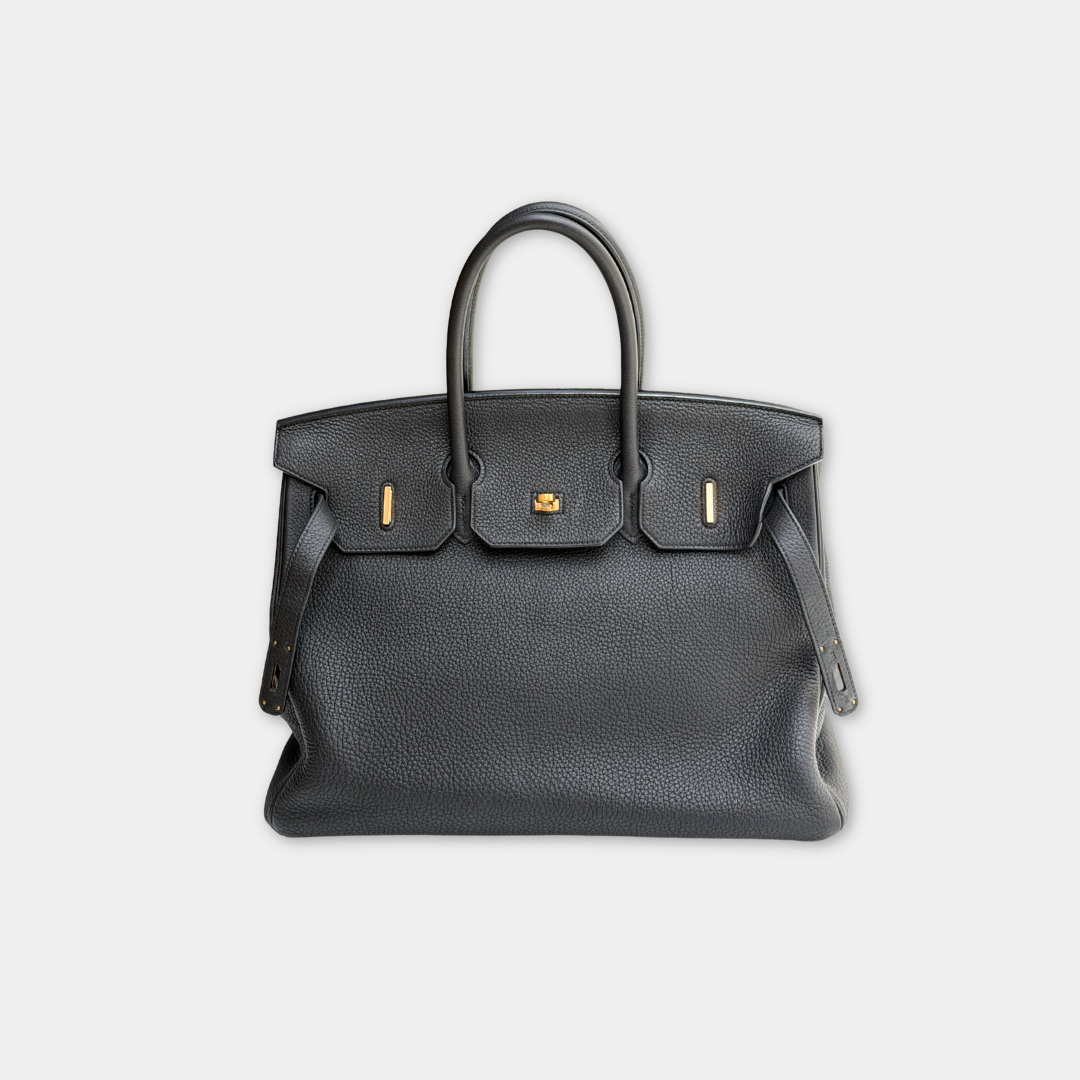 Hermes Togo Birkin Noir 35 Kelly's Authentic Boutique