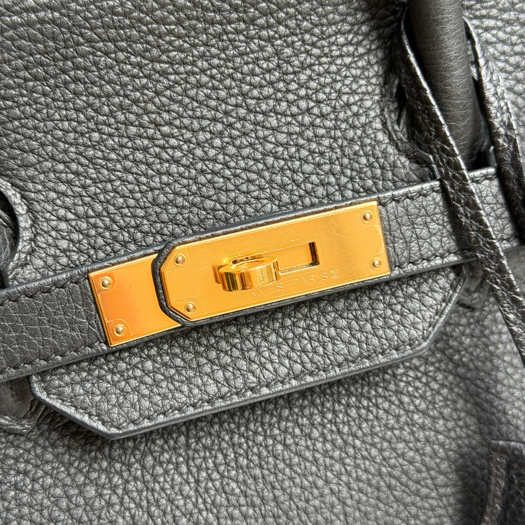 Hermes Togo Birkin Noir 35 Kelly's Authentic Boutique