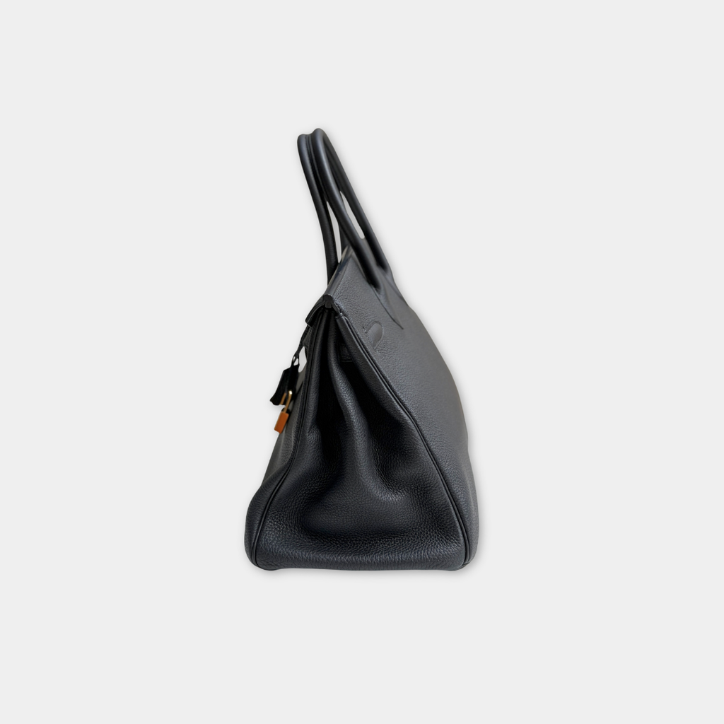Hermes Togo Birkin Noir 35 Kelly's Authentic Boutique