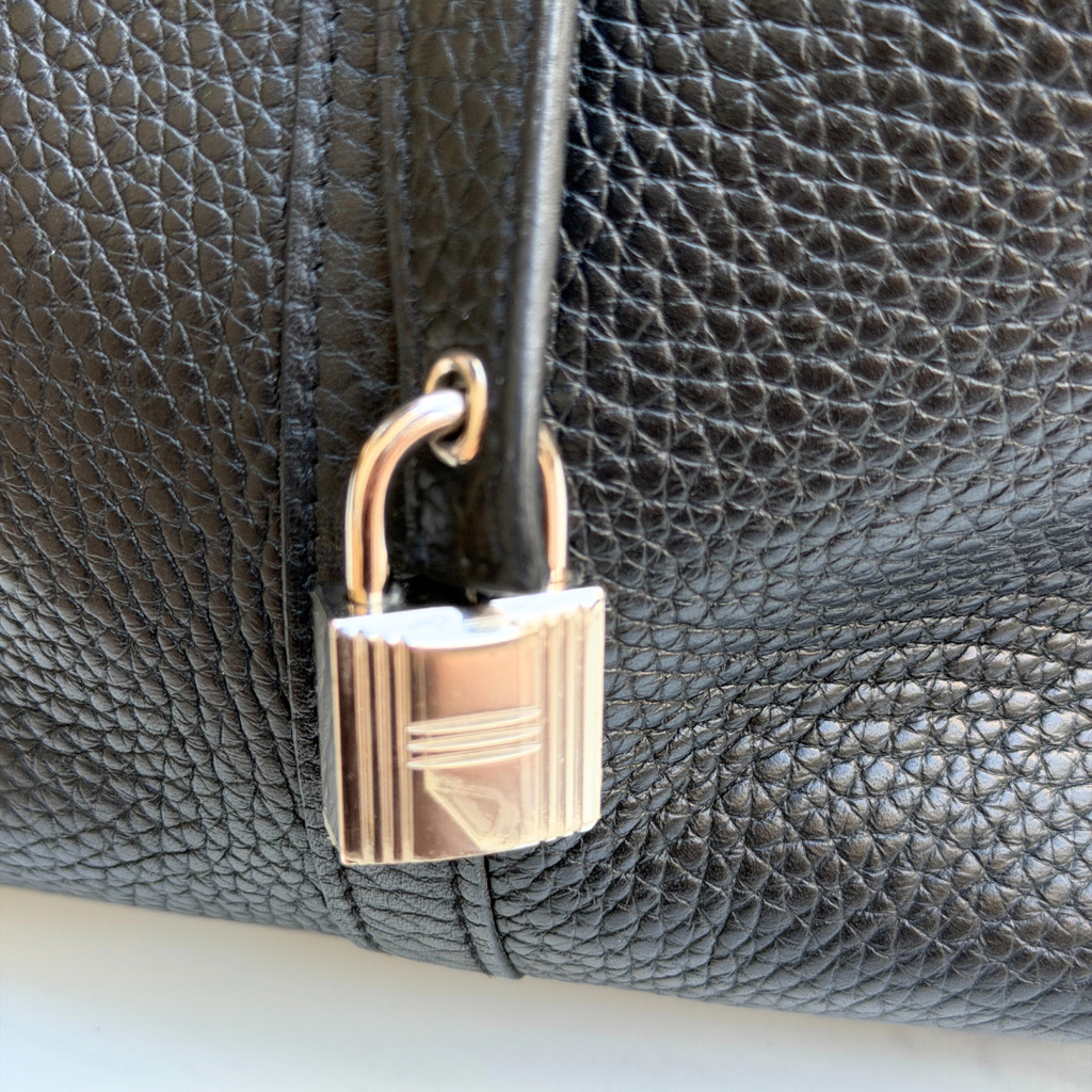 Hermes Black Clemence Picotin 22 (Stamp Z) Kelly's Authentic Boutique