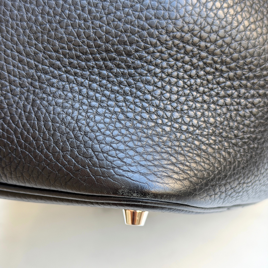Hermes Black Clemence Picotin 22 (Stamp Z) Kelly's Authentic Boutique