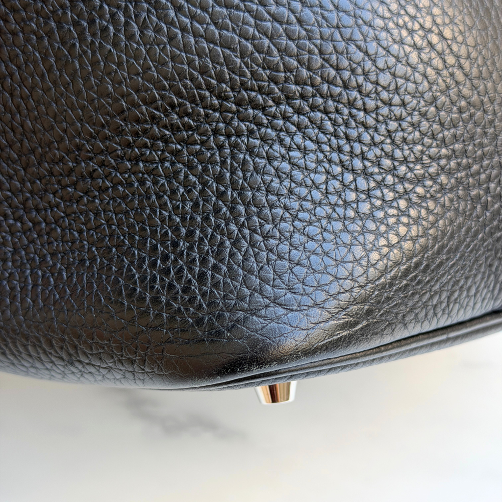 Hermes Black Clemence Picotin 22 (Stamp Z) Kelly's Authentic Boutique