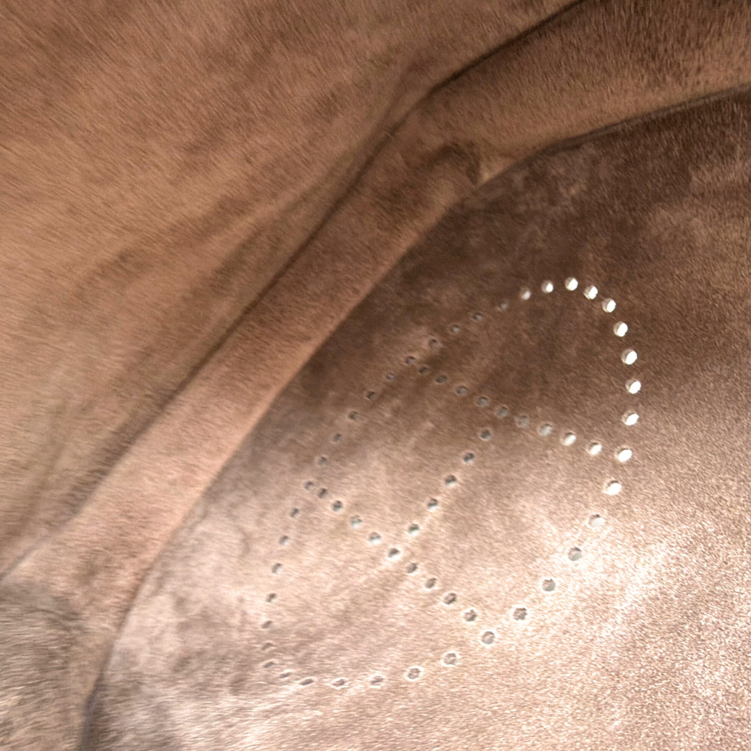 Hermes Clemence Evelyn 29 Etoupe Bag (Stamp Z) Kelly's Authentic Boutique