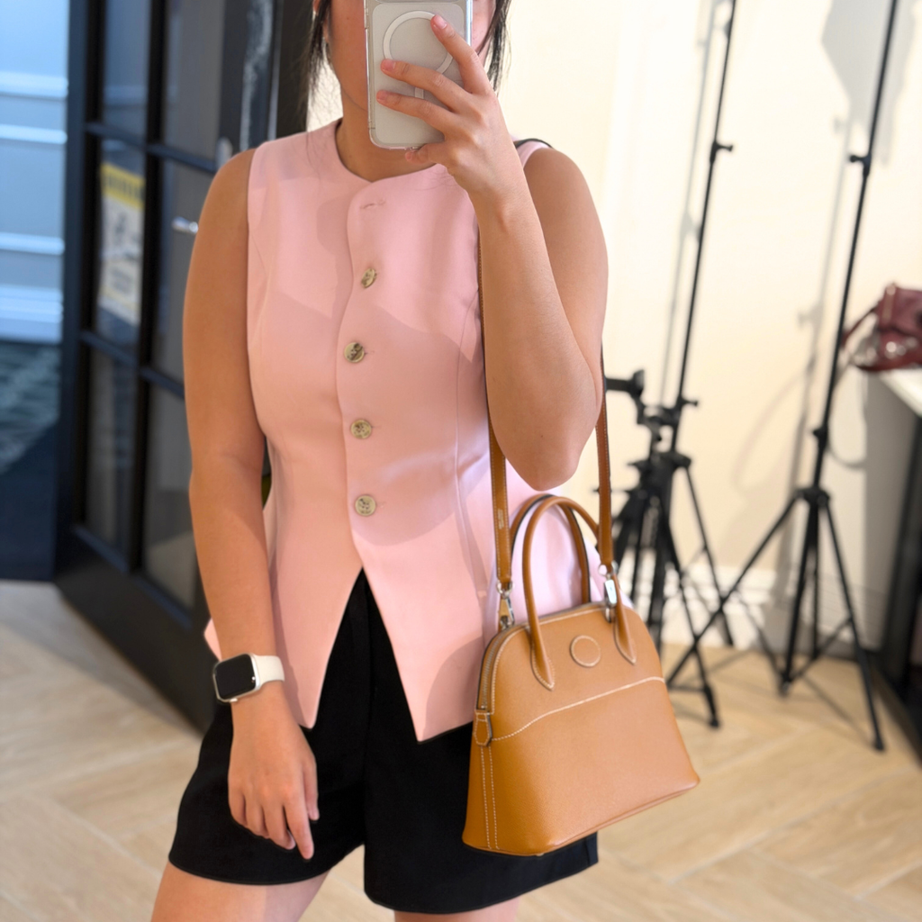 Hermes Gold Epsom Bolide 27 Kelly's Authentic Boutique