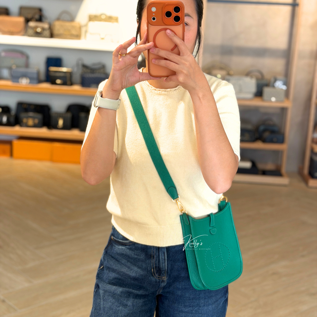 Hermes Mini Evelyn 16 Vertigo (Stamp W) Kelly's Authentic Boutique