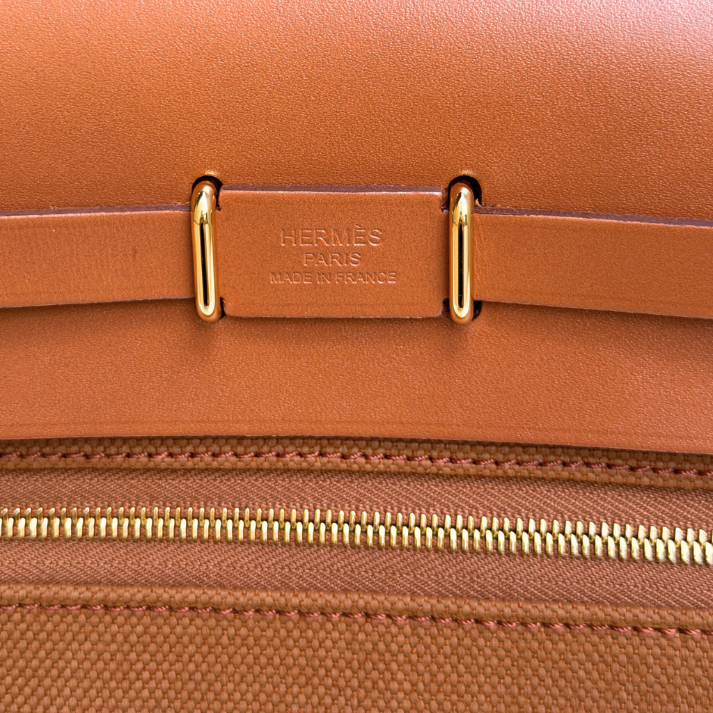Hermes Mini Fauve Herbag (Stamp G) Kelly's Authentic Boutique