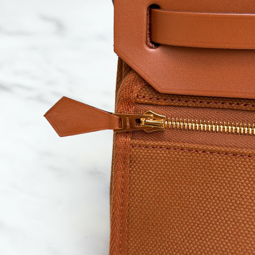 Hermes Mini Fauve Herbag (Stamp G) Kelly's Authentic Boutique