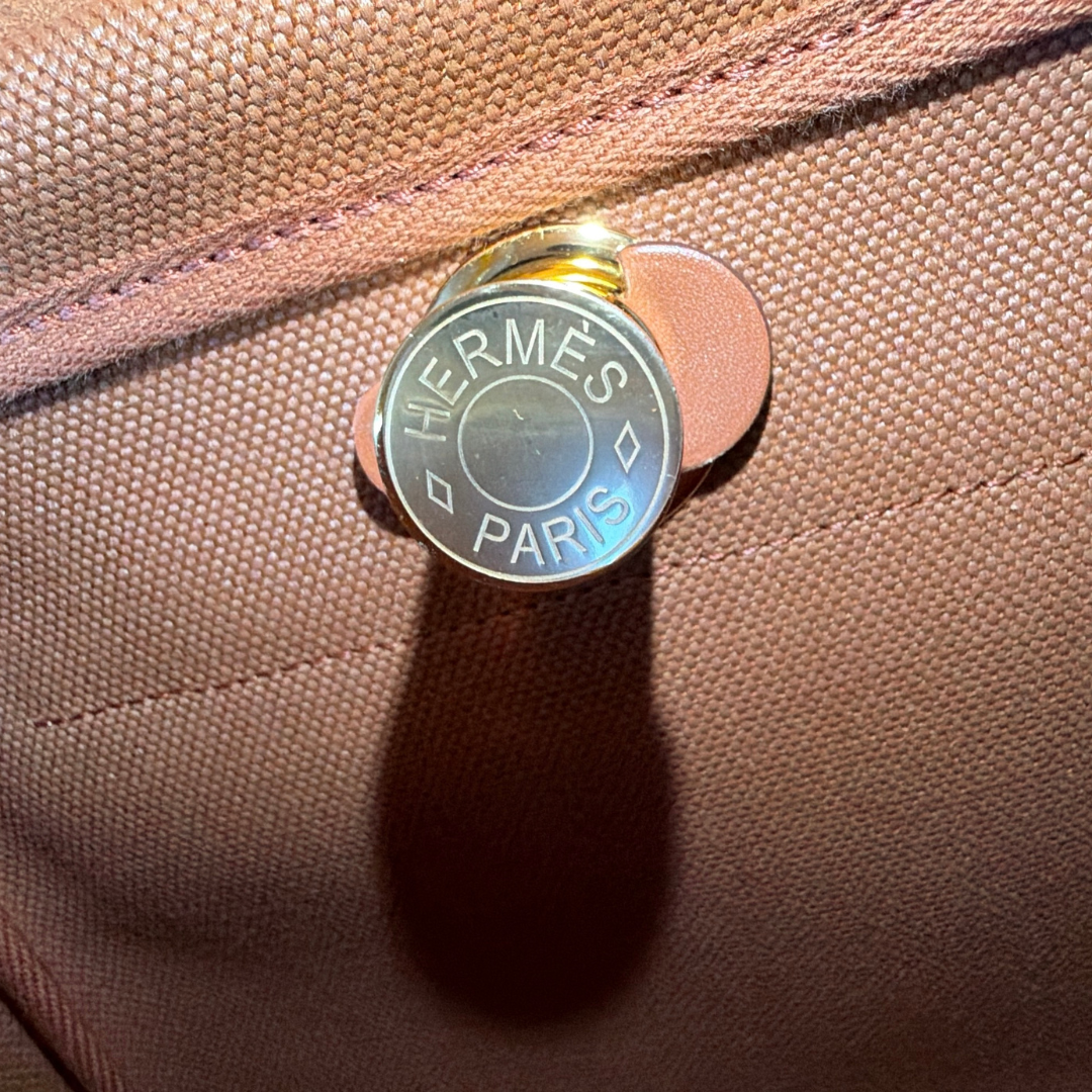 Hermes Mini Fauve Herbag (Stamp G) Kelly's Authentic Boutique
