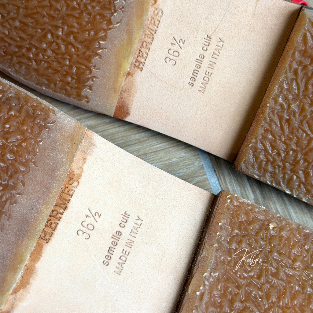 Hermes Red Braided Whipstitch Oran Sandals Kelly's Authentic Boutique