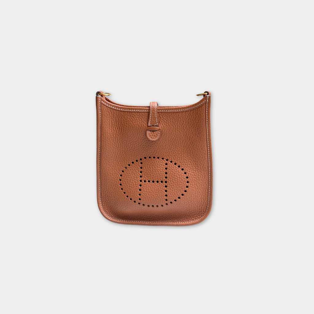 Hermès Gold Mini Evelyne 16 TPM (Stamp Z) Kelly's Authentic Boutique