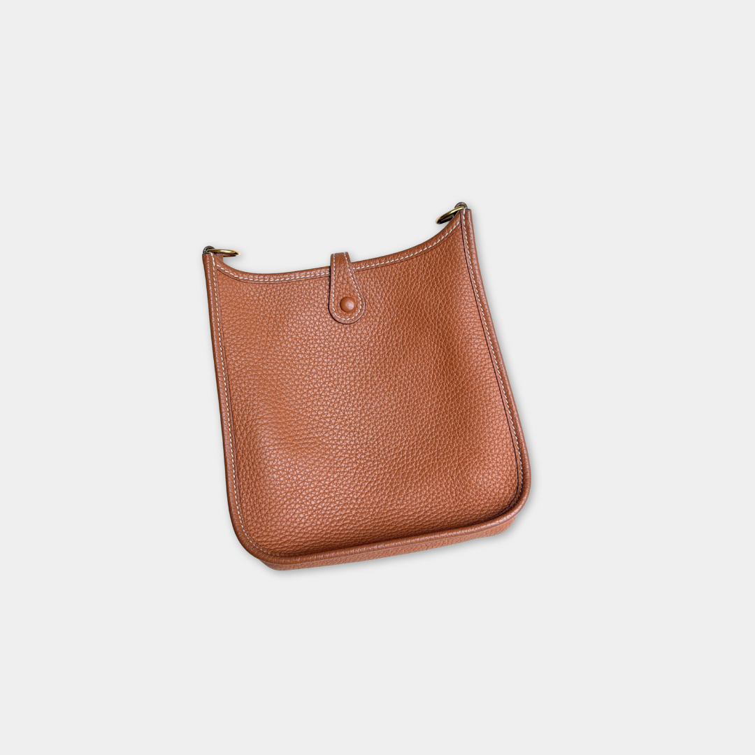 Hermès Gold Mini Evelyne 16 TPM (Stamp Z) Kelly's Authentic Boutique