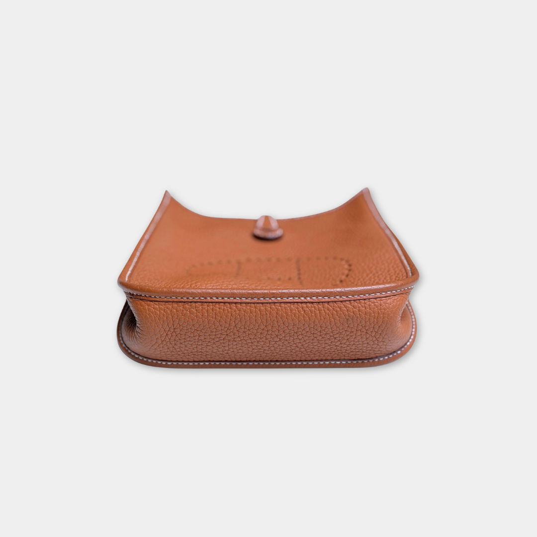 Hermès Gold Mini Evelyne 16 TPM (Stamp Z) Kelly's Authentic Boutique