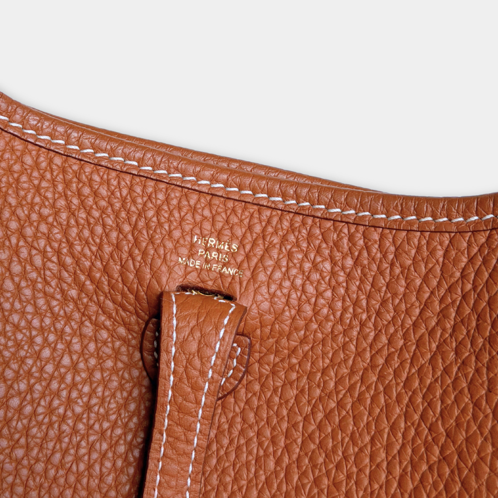Hermès Gold Mini Evelyne 16 TPM (Stamp Z) Kelly's Authentic Boutique