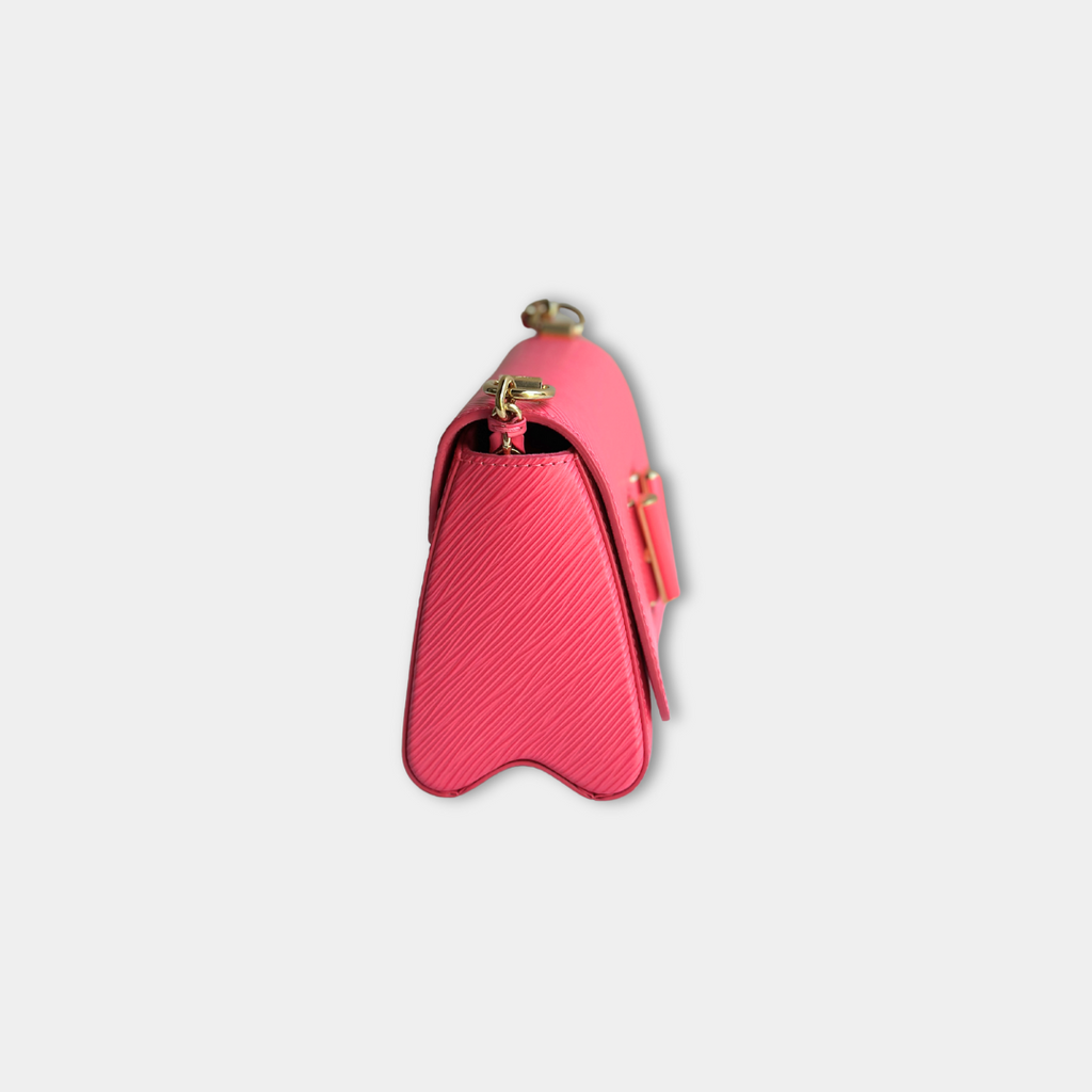 Louis Vuitton Microchipped Epi PM Pink Dragonfruit Twist Shoulder Bag Kelly's Authentic Boutique
