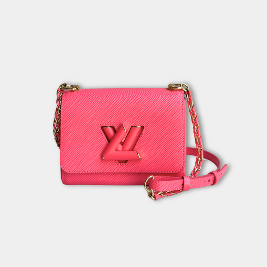 Louis Vuitton Microchipped Epi PM Pink Dragonfruit Twist Shoulder Bag Kelly's Authentic Boutique